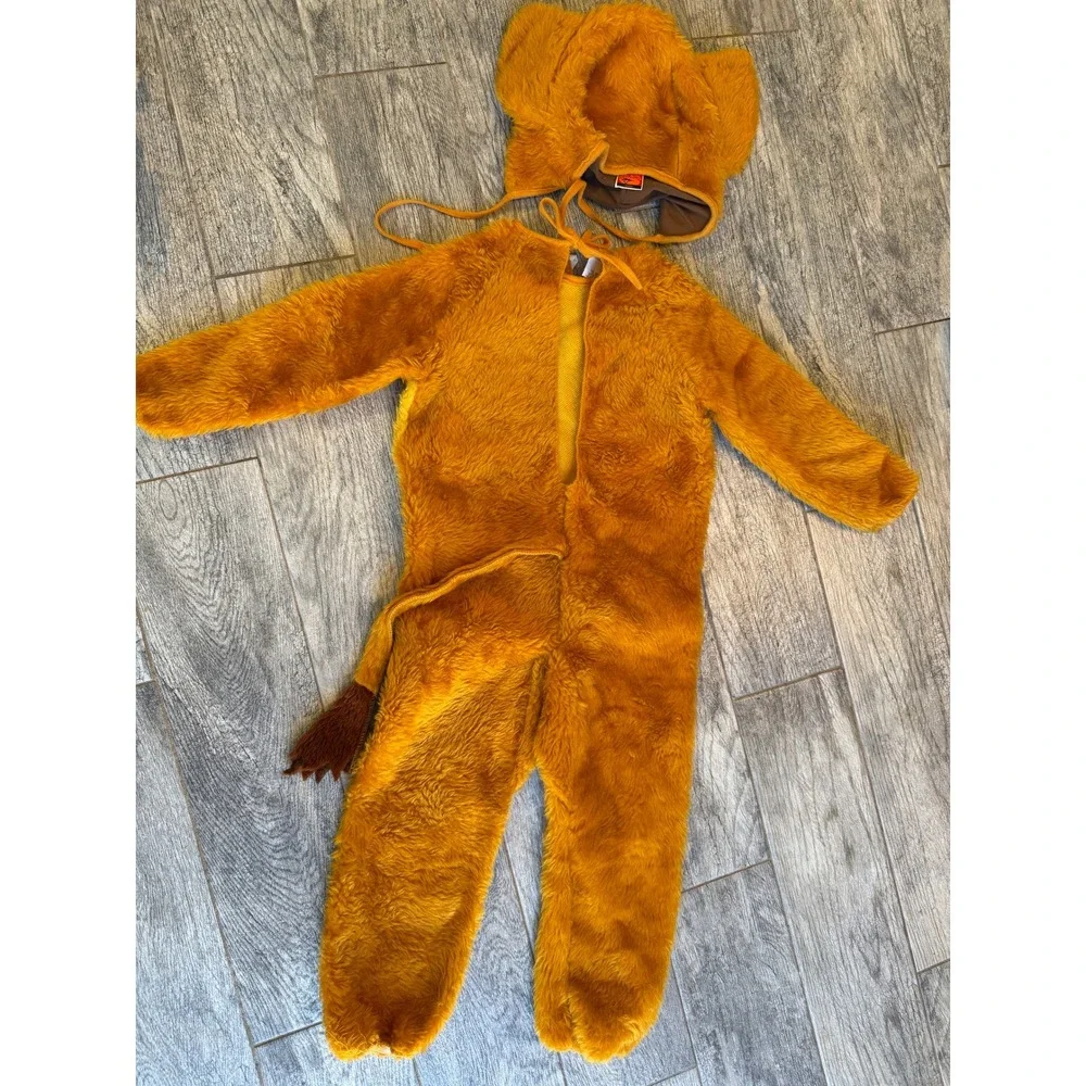 Disney Store Simba Costume 4 - 6 Halloween Lion King Jumpsuit Romper Plush - Picture 15 of 15